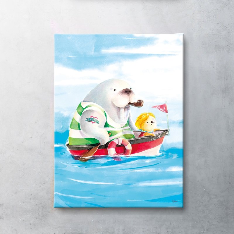 Mr. walrus replica painting - โปสเตอร์ - วัสดุกันนำ้ 