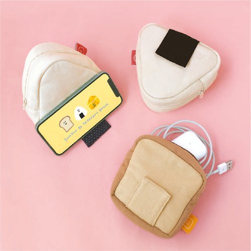 Decole Concombre 生活雜貨 日本Decole 旅遊用品 - 智能手機座兩用萬用袋