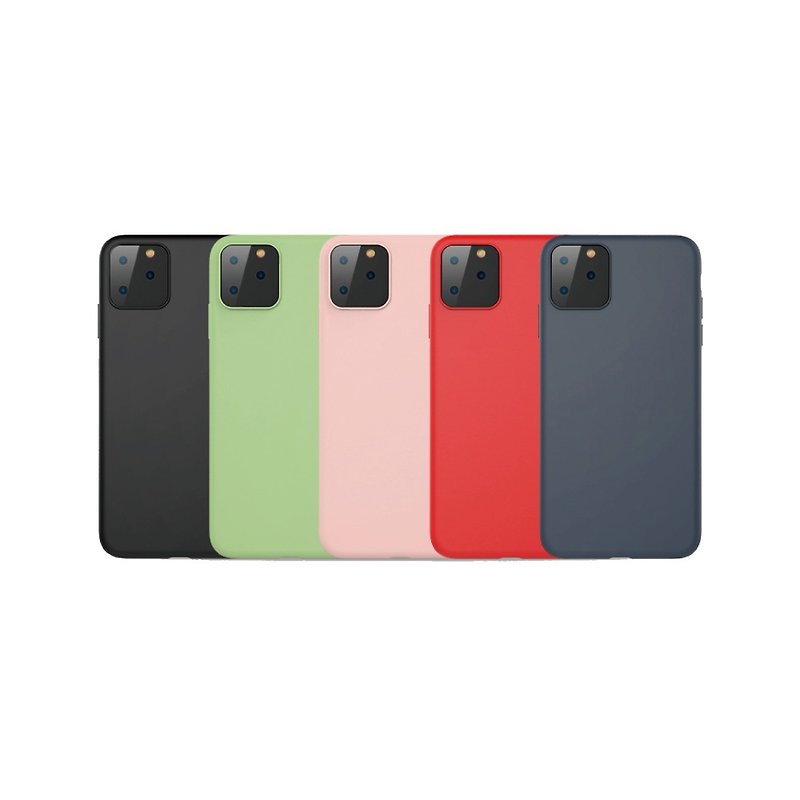 【絕版出清】iPhone 11系列 矽膠保護殼 親膚質感手機殼 附玻璃貼 - 手機殼/手機套 - 矽膠 多色