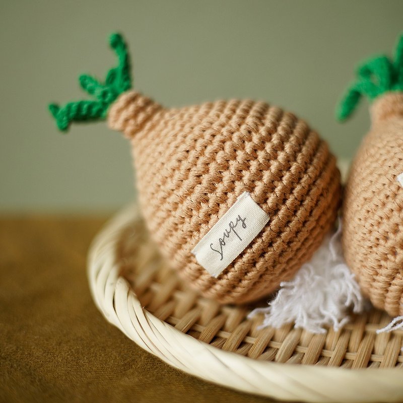 Hand knitted onions - Kids' Toys - Cotton & Hemp 