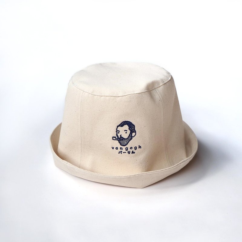 van gogh hat - 帽子 - 棉．麻 白色