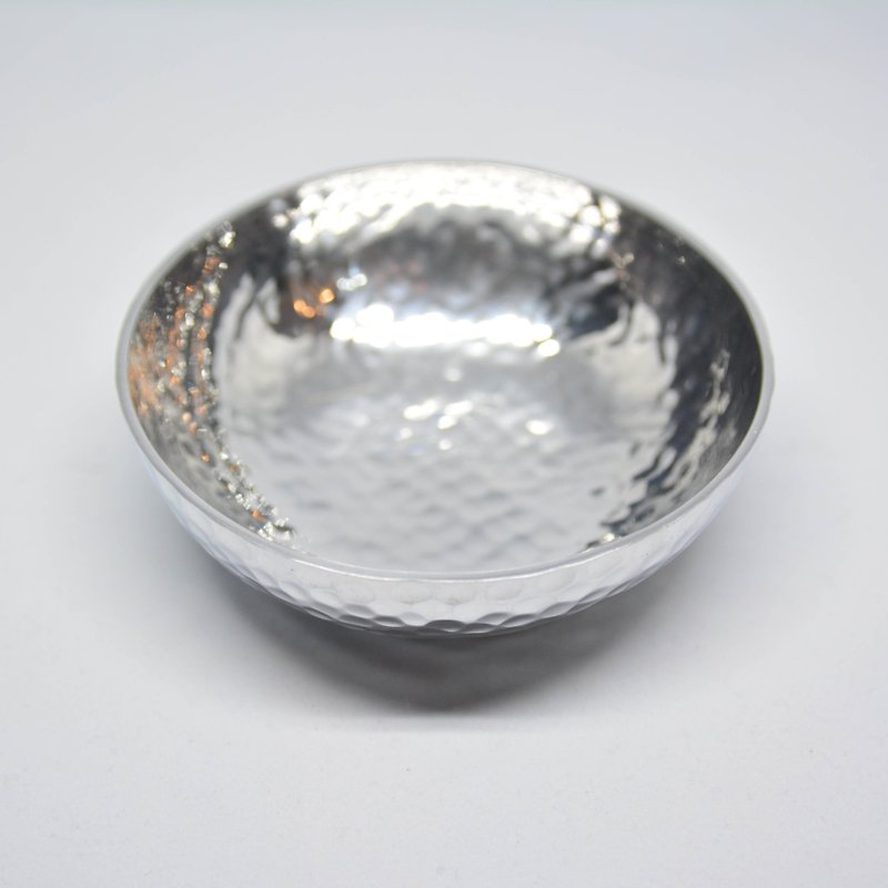 Knock on stainless steel small dish _ fair trade - Small Plates & Saucers - Other Metals 