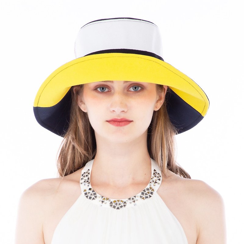 ATIPA Madame Derby Quad IV Wide brim hat  (Sun UV Protection) - Hats & Caps - Cotton & Hemp Multicolor