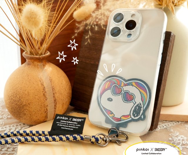 スヌーピー サングラス付きストラップ Pinkoi x SNOOPY】SNOOPY ファッションサングラス 携帯