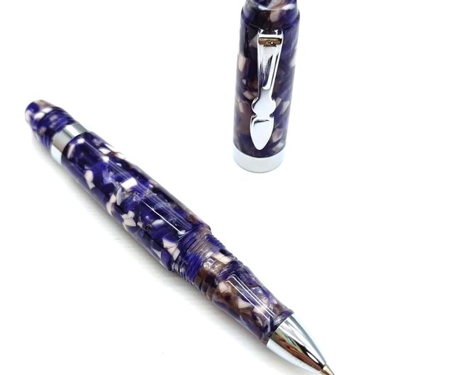 樹脂アクリル回転ワンピースネジキャップボールペンドイツ