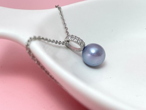 Athena珍珠設計 天然海水珍珠 真多麻 akoya 吊墜 贈項鏈