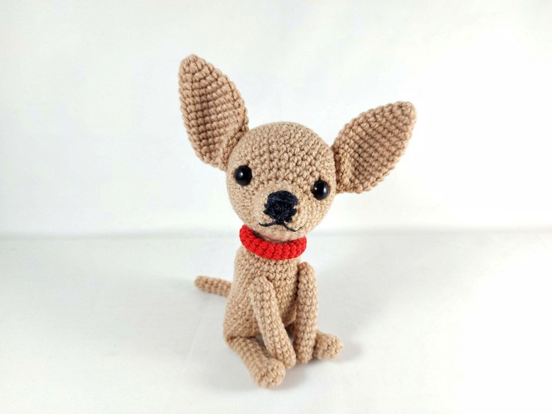 Chihuahua Amigurumi Crochet Pattern Cute Dog Tutorial PDF Instant Download - 手工藝教學/工具書 - 其他材質 