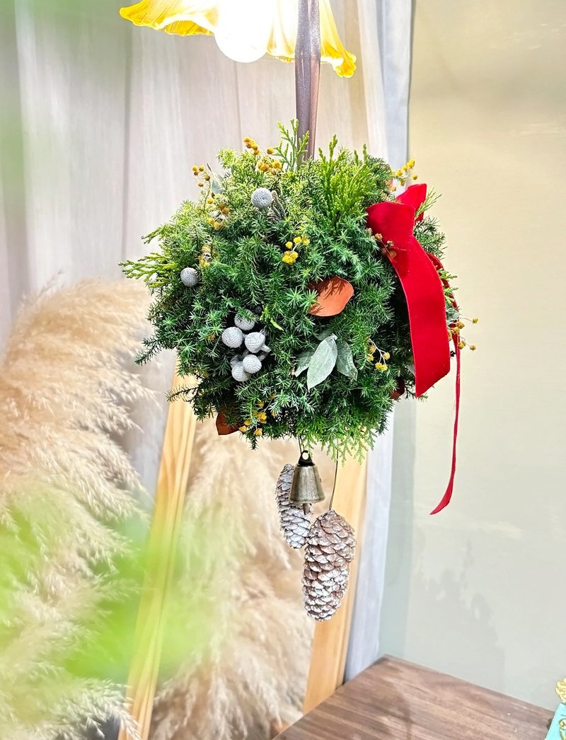 【Cedar Christmas Bouquet】Christmas Praise - Wall Décor - Plants & Flowers Green