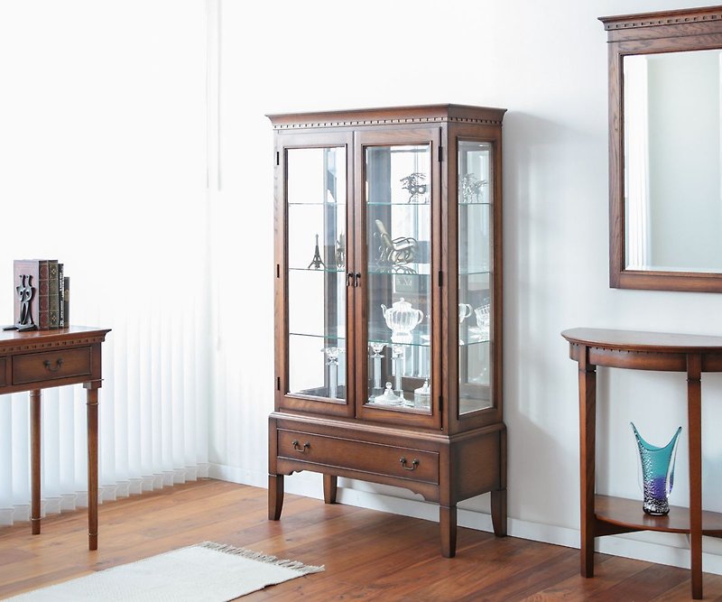 Asahikawa Furniture Kato Woodworking Brooks Curio Case 150 - Wardrobes & Shoe Cabinets - Wood 
