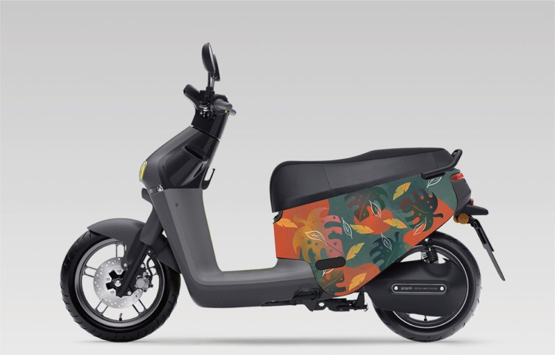 Gogoro 防刮車套 2代 3代 viva, mix  Ai1 Ai3 UR2  葉子  可改色 - 其他 - 聚酯纖維 