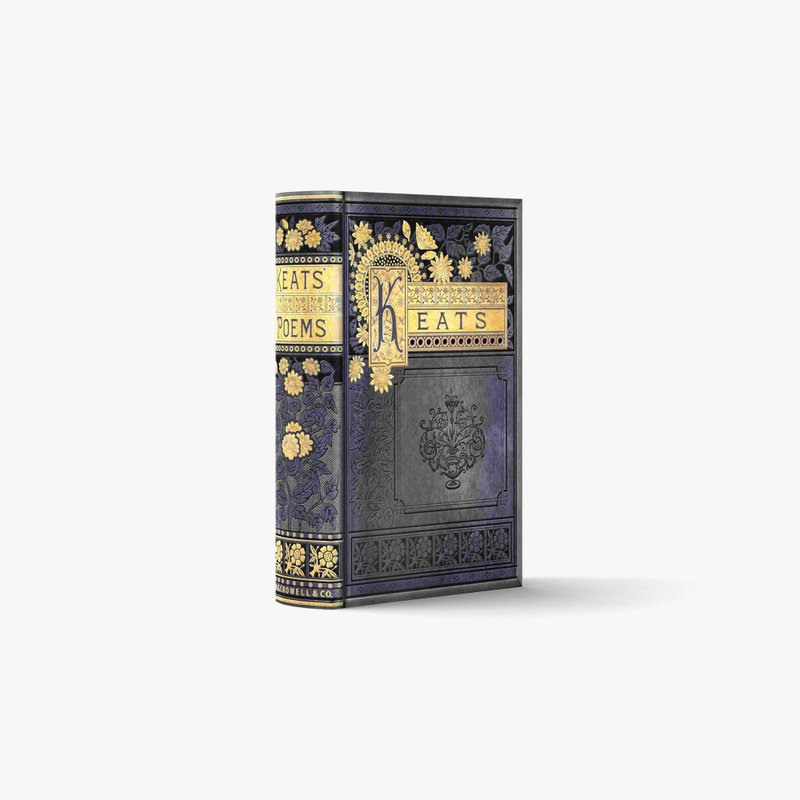 フェイクブックボックス / POEMS I -KEATS-A【XS / 1 book】 | 3D ペーパークラフト, PDF テンプレート - 圖文模板設計 - 其他材質 