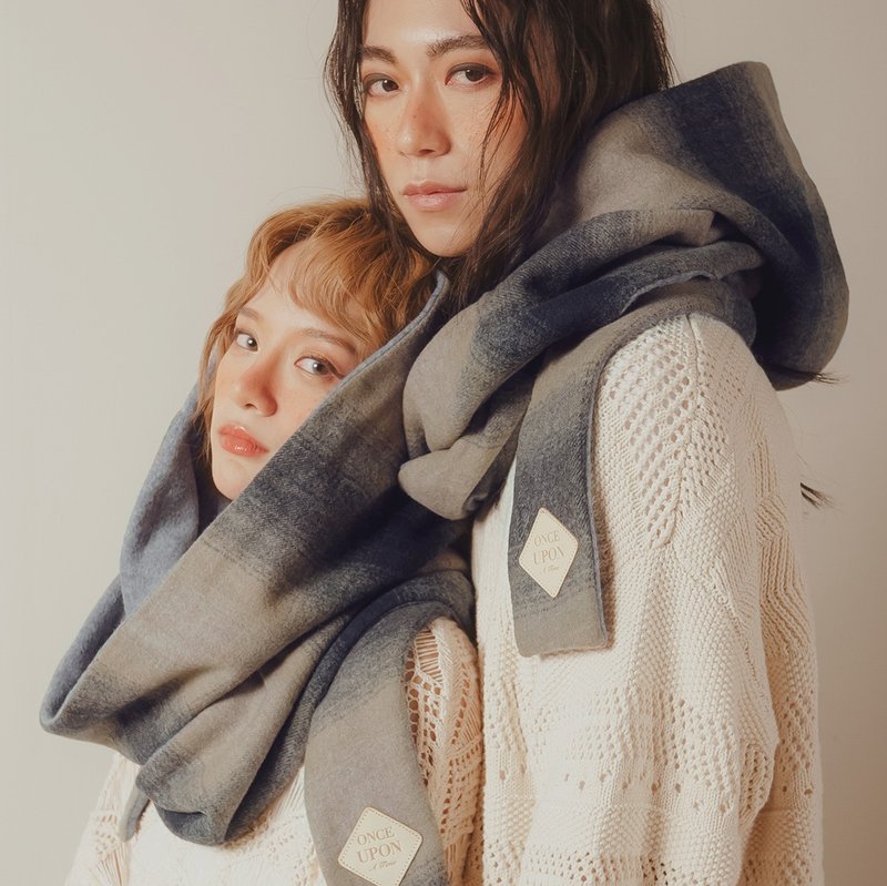 [Buy one get one free hooded scarf] 1111 pop-up offer for exchange of gift warm scarves - Knit Scarves & Wraps - Copper & Brass Khaki