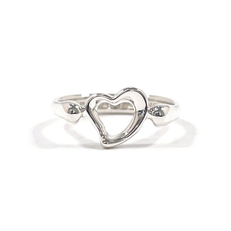 【日本直送 中古美品】12号 ティファニー TIFFANY&Co. リング・指輪 オープンハート エルサペレッティ シルバー925 - 戒指 - 純銀 銀色