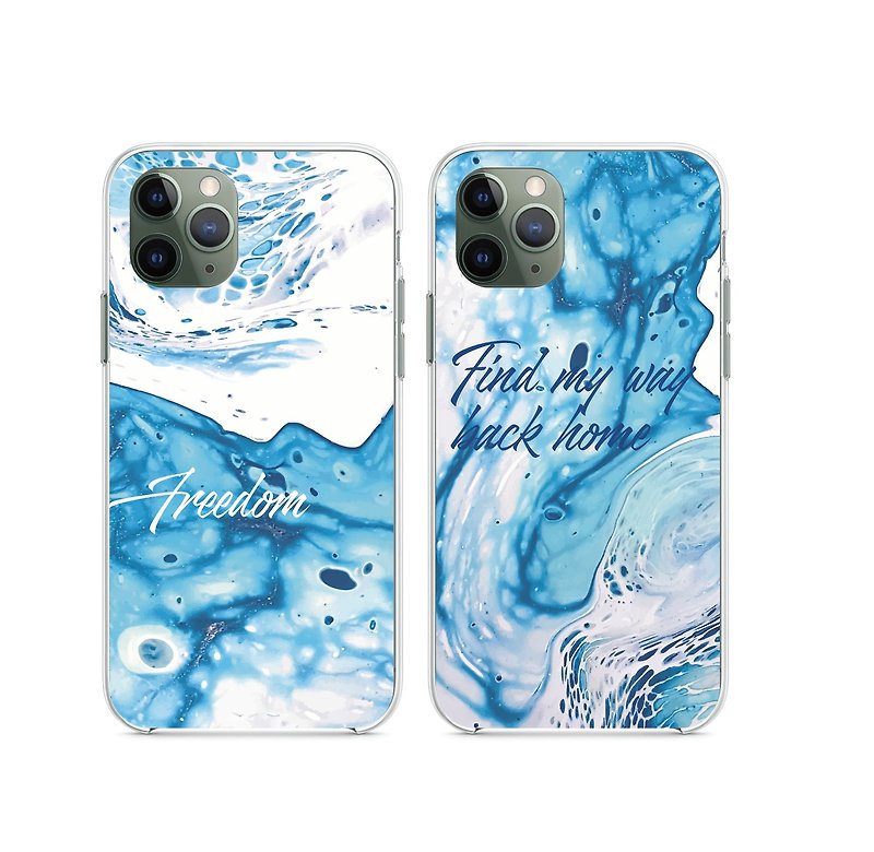 Double Queen Ocean Series customized iPhone case - Phone Cases - Waterproof Material Multicolor