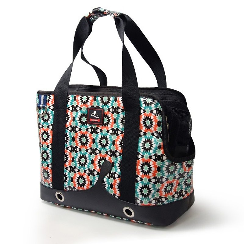 [Internet] Angy Chain Angel circle window tote bag _ pet kaleidoscope pattern - Other - Polyester Black