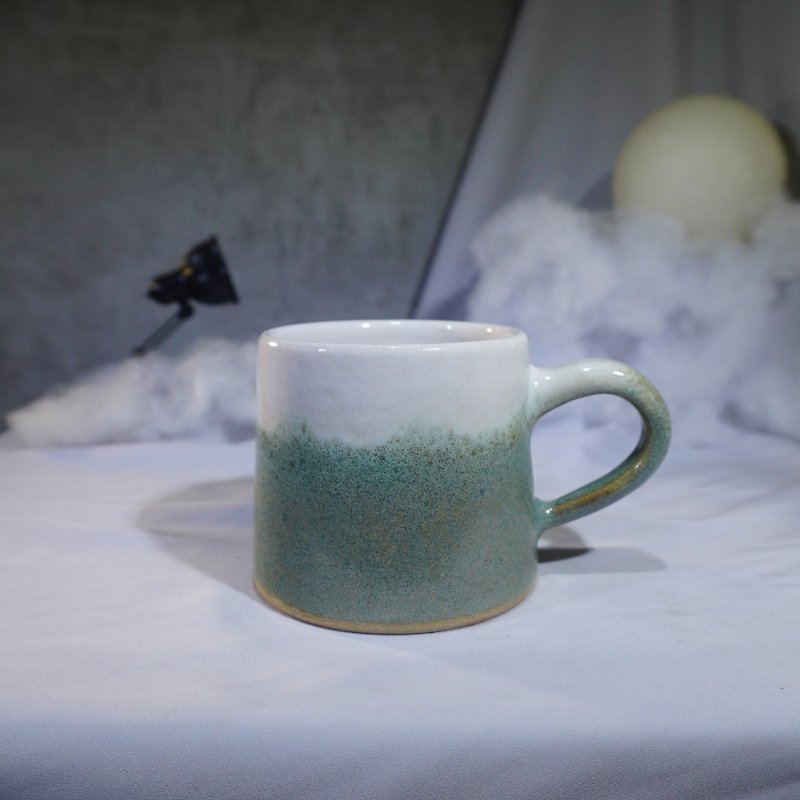 湛青小山形杯-約200ml,茶杯,馬克杯,水杯,咖啡杯 - 咖啡杯 - 陶 多色
