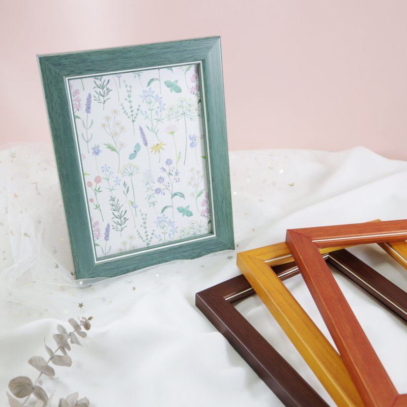 Pine Log photo frame, 5 * 7 5x7, 7 inch, customized picture frame - Picture Frames - Wood Multicolor