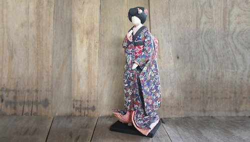 orangesodapanda 罕見的和紙人形日本紙工藝藝伎人偶的藝術日本製造