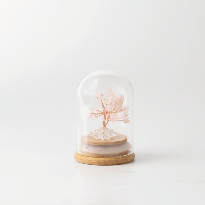 【Montagne】Preserved | Pink Quartz Tree | Love. connections - ของวางตกแต่ง - คริสตัล 