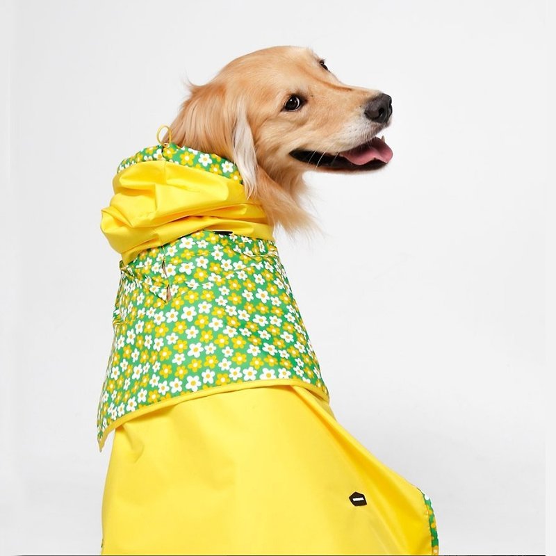Korean Noradog quick-wear pet raincoat-Picnic time - ชุดสัตว์เลี้ยง - วัสดุกันนำ้ 