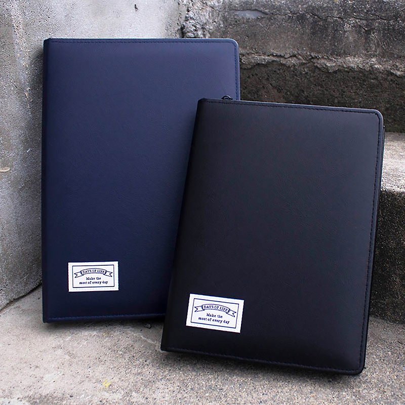 B5/18K Board Clip Zipper Briefcase/Multi-function Folder - Leather - อื่นๆ - วัสดุอื่นๆ 
