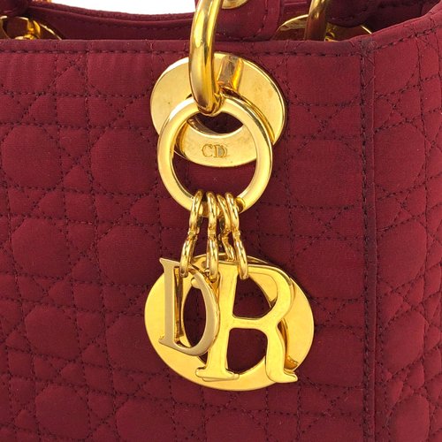 クリスチャンディオール　レディディオール　カナージュ　2way ミニバッグ 日本直送 名牌中古包 】Christian Dior ディオール カナージュ