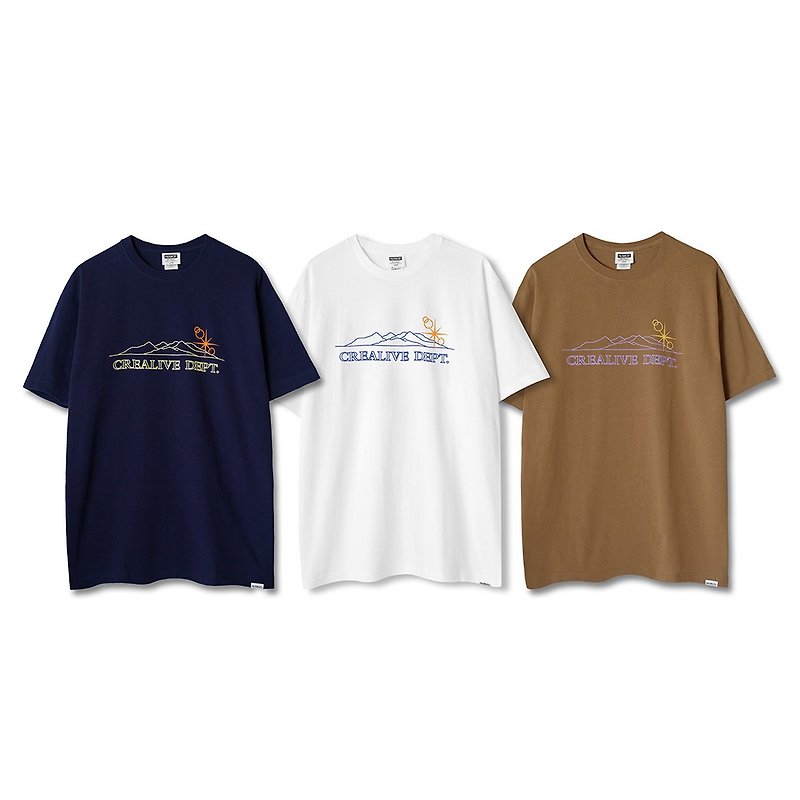 Filter017 Shiny Mountains Tee - Men's T-Shirts & Tops - Cotton & Hemp White