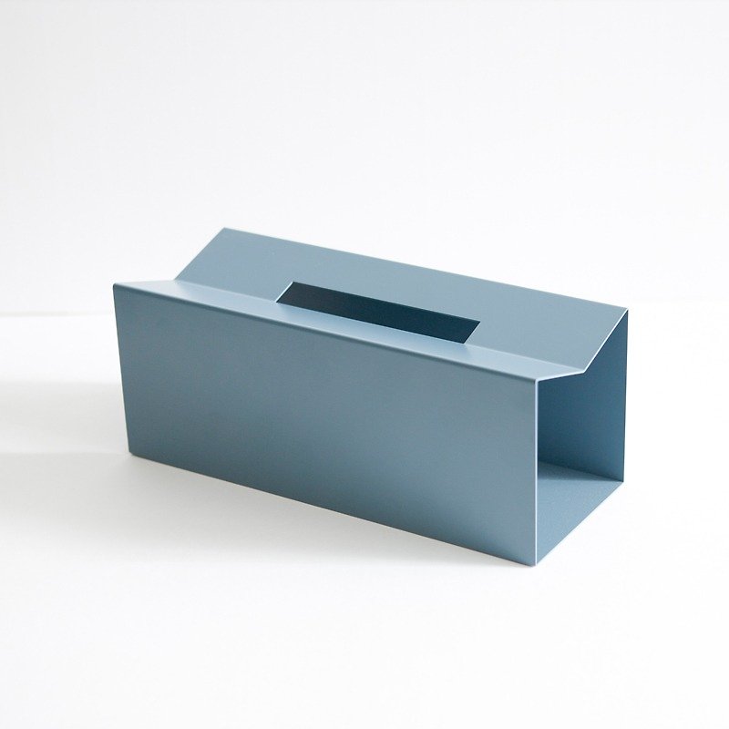 M / tissue box - Dark blue - เฟอร์นิเจอร์อื่น ๆ - โลหะ สีน้ำเงิน