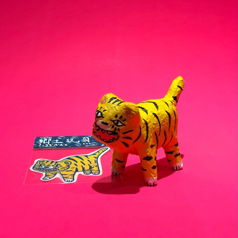 oh.odds の Native Soil Toys-Tiger Boy - Stuffed Dolls & Figurines - Paper 