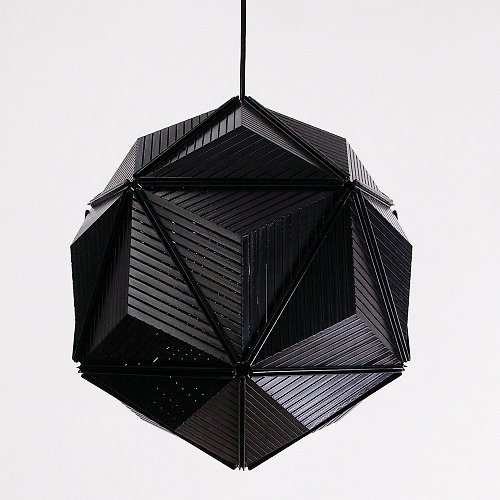 QUALY QUALY 三角幾何-燈罩(黑)