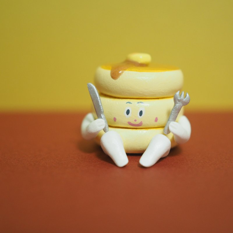 Pancake-chan - 公仔/玩偶 - 黏土 橘色