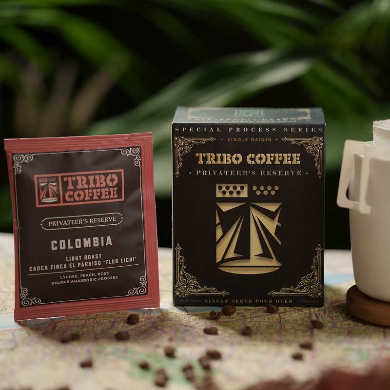 哥倫比亞 天堂莊園 艷夏花荔 雙重厭氧 淺焙濾掛式咖啡(5入/10入) - 咖啡/咖啡豆 - 其他材質 