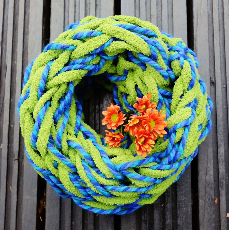 ChiChi Handmade-Handmade Wool Neck/Bib - Knit Scarves & Wraps - Wool Multicolor