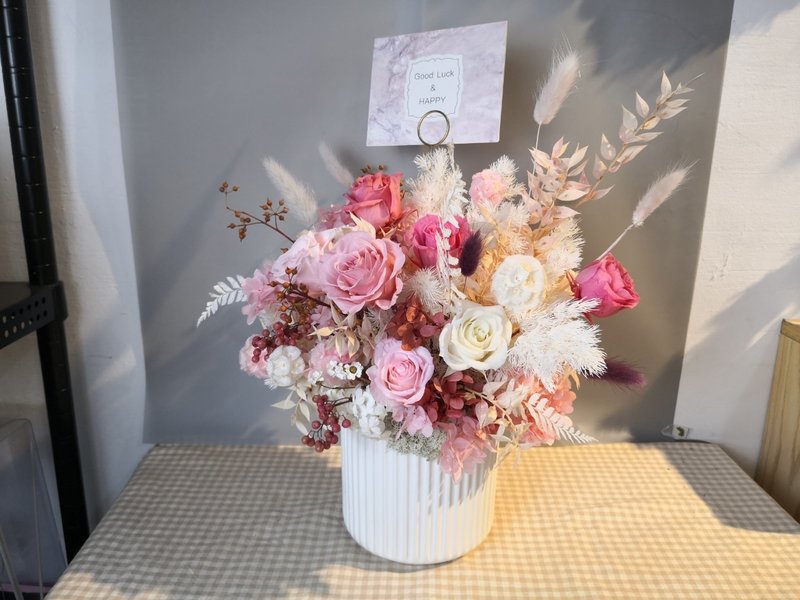 開幕送禮 升遷禮物 喬遷禮物 入厝禮物 新居落成禮物 永生花 乾燥 - 乾燥花/永生花 - 植物．花 多色