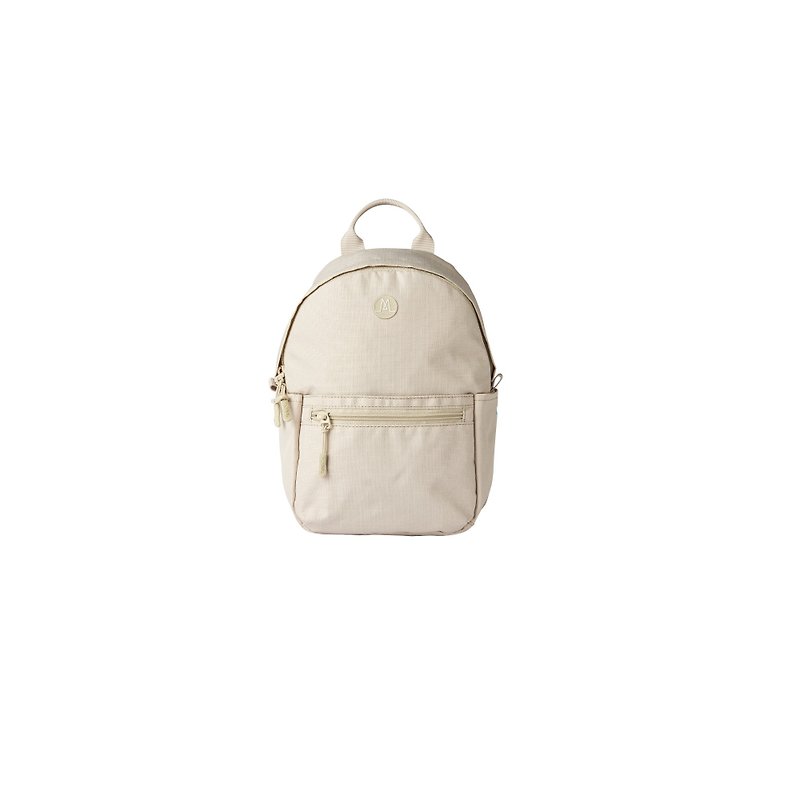 MORAL | Tait CHOC A BLOC Mini Backpack - Normal / Oat Meal - กระเป๋าเป้สะพายหลัง - วัสดุอีโค สีกากี