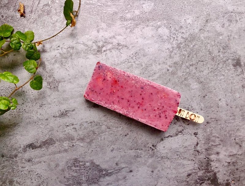 BinBon手工鮮果冰棒-莓果舞曲 - 冰淇淋/冰棒 - 紙 紅色
