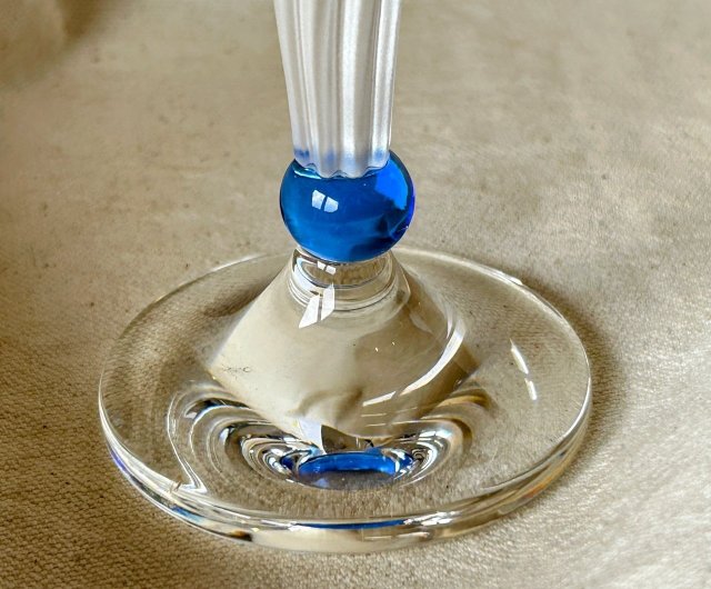 オーストリア SWAROVSKI スワロフスキー クリスタル ロータス燭台が