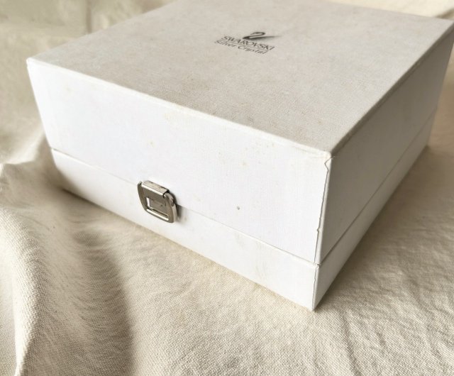 オーストリア SWAROVSKI スワロフスキー クリスタル ロータス燭台が