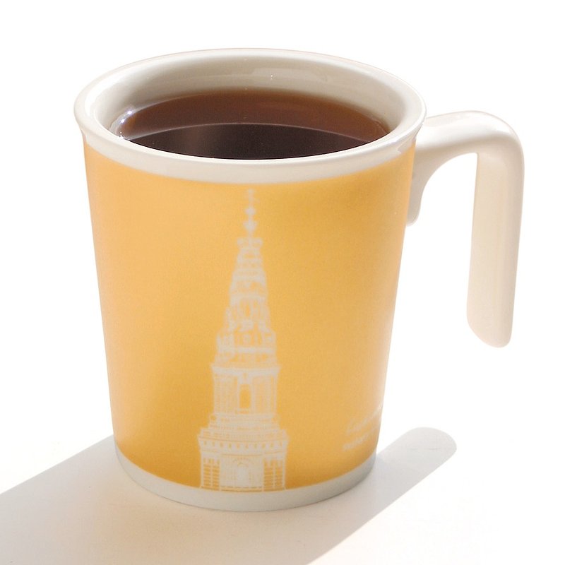 哥本哈根親親馬克杯  -P+L限定杯無蓋(台灣製可微波烤箱SGS檢驗) - 咖啡杯/馬克杯 - 瓷 金色