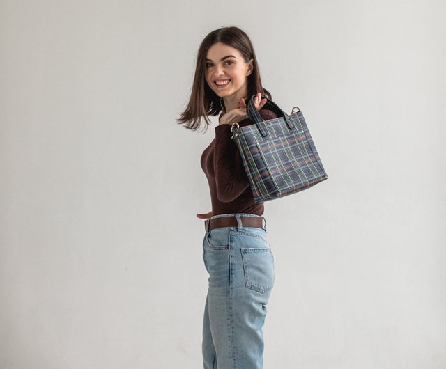 Plaid bag best sale