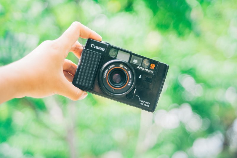 Canon AF35M 大光圈底片相機 經典機種 38mm F2.8 - 相機/拍立得/底片相機 - 其他金屬 黑色