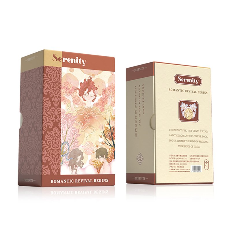 風和日麗塔羅牌 泛偉特系78張卡牌星菱卡集四季之歌治癒系 - 桌遊/卡牌 - 紙 多色