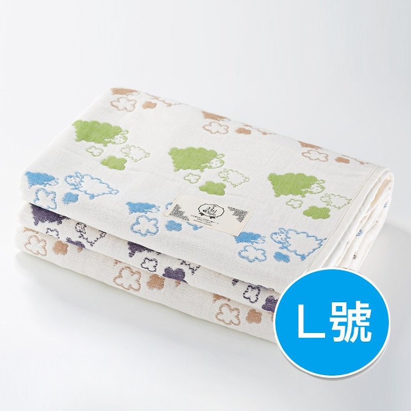 【Japanese system of three cotton wood] six gauze was - parent-child warm sheep (L -140x200cm) - อื่นๆ - ผ้าฝ้าย/ผ้าลินิน หลากหลายสี
