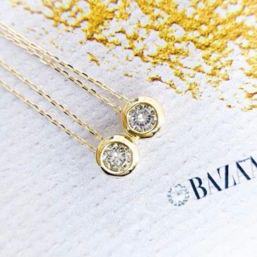 アクセサリー Natural diamond 18k gold 18K Yellow Gold Waterfall Diamond Earrings - Nazar's & Co
