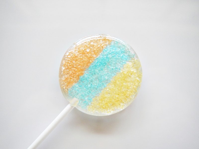 Ombre Lollipop-Florid Midsummer Night (5pcs/box) - ขนมคบเคี้ยว - อาหารสด สีน้ำเงิน