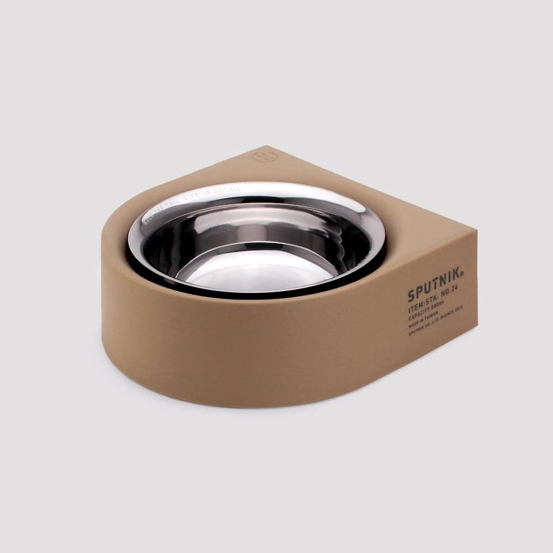 COZY NON-ANTS Bowl Khaki - Pet Bowls - Plastic Khaki