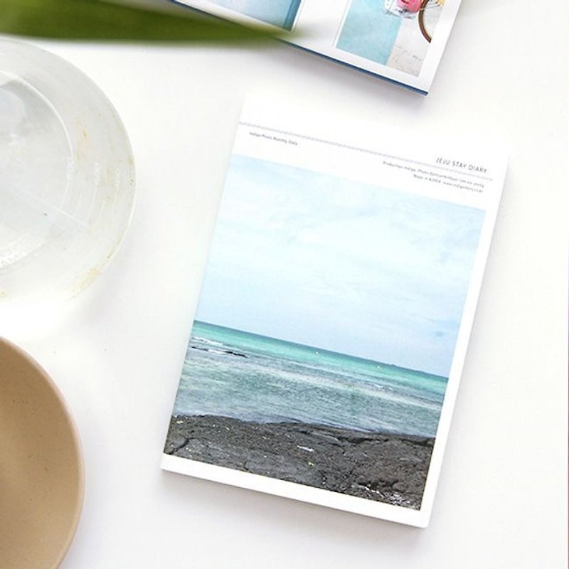 海、IDG71609  - 済州風景写真のカレンダー月志-indigo- PDAカレンダー - ノート・手帳 - 紙 ブルー
