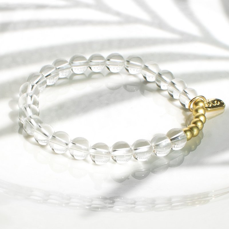 【Leilei】White crystal - Bracelets - Crystal White