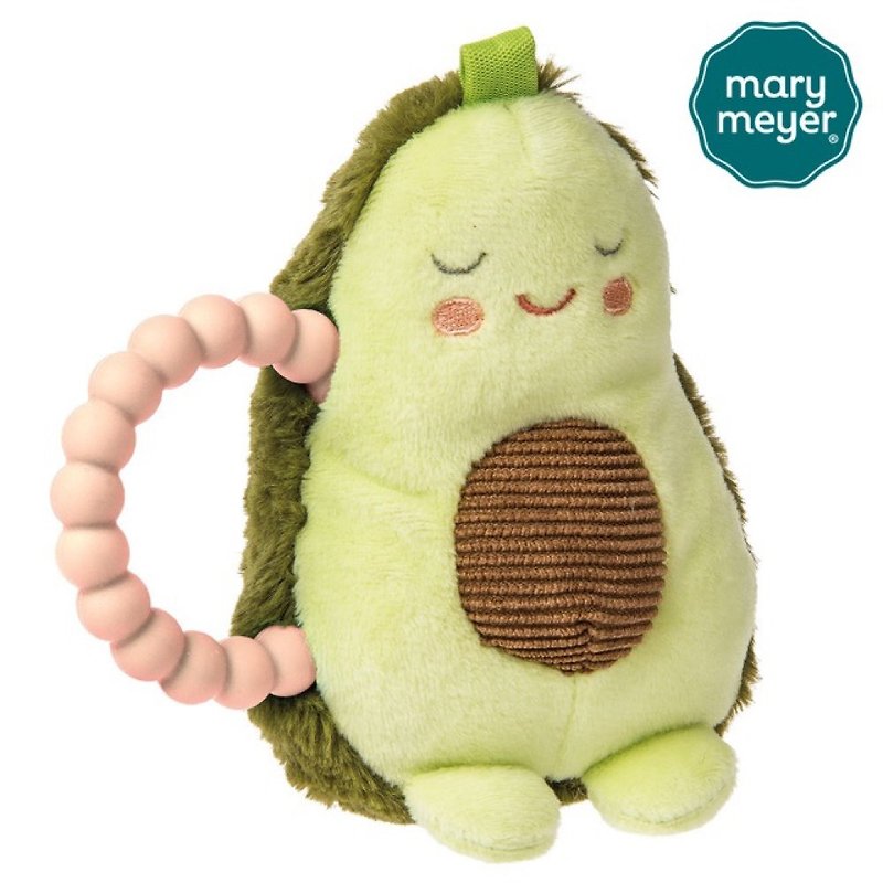 Fast arrival【MaryMeyer】Soft hand rattle-Avocado QQ - Kids' Toys - Cotton & Hemp Green