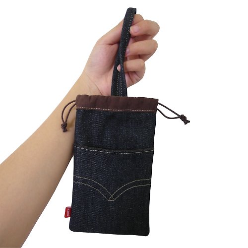 Kalo 卡樂創意 Kalo卡樂創意 丹寧手機袋 通用手機套 iPhone/HTC/OPPO